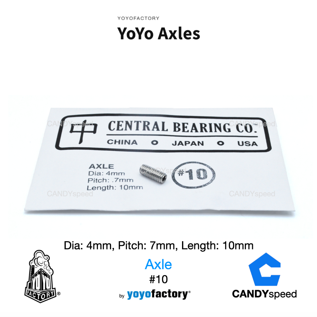 yoyo โยโย่ yoyofactory Yoyo Axles แกนโยโย่ Axle เพลาโยโย่ | by CANDYspeed