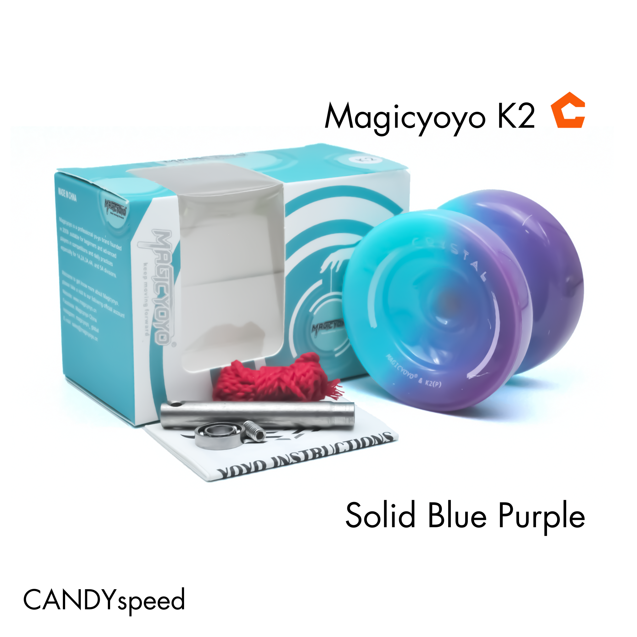 Yoyo โยโย่ MagicYoyo K2 | Magic Yoyo K2(p) CRYSTAL | by CANDYspeed