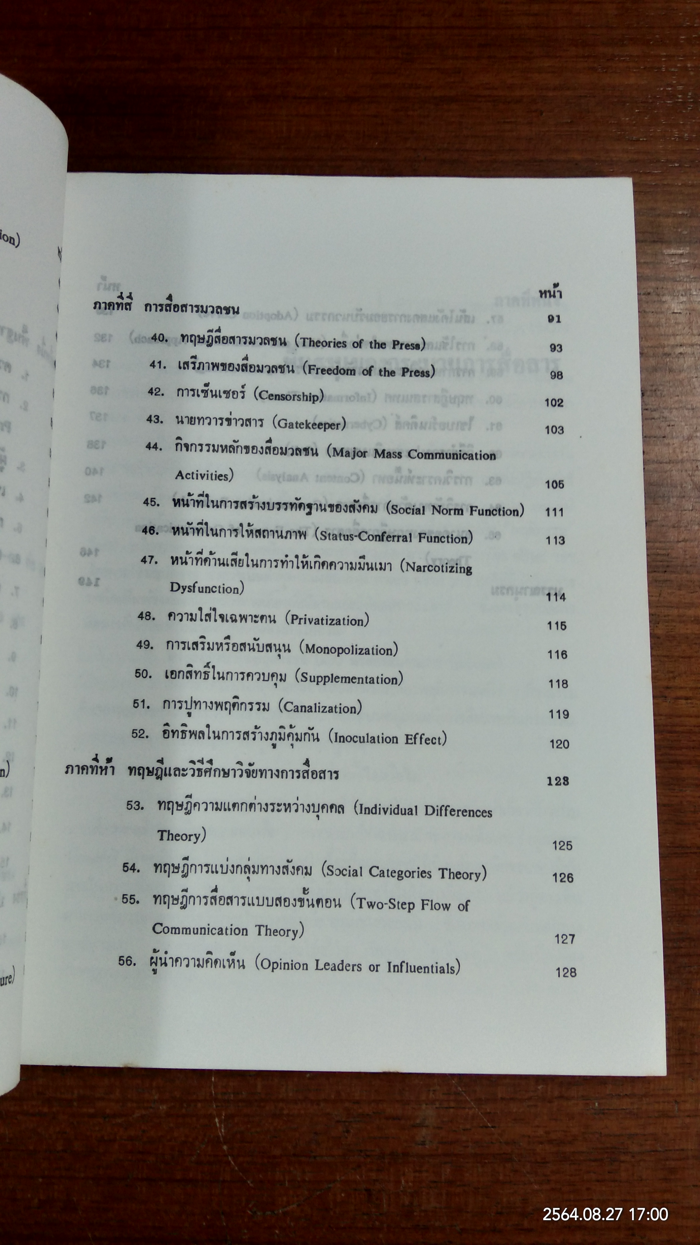 แนวคิดหลักนิเทศศาสตร์ / พัชนี เชยจรรยา