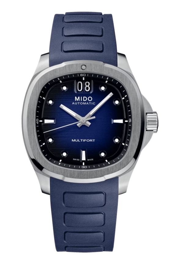 (ประกันศูนย์ไทย 2 ปี) MIDO MULTIFORT TV BIG DATE (ฺBlue rubber)