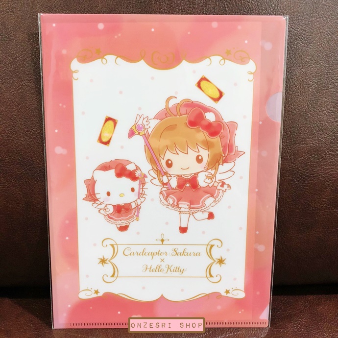 แฟ้มเล็กขนาด A5 ลาย Cardcaptor Sakura x Sanrio Characters (Limited) แบบ Hello Kitty ขนาด 22 x 15 ซม.