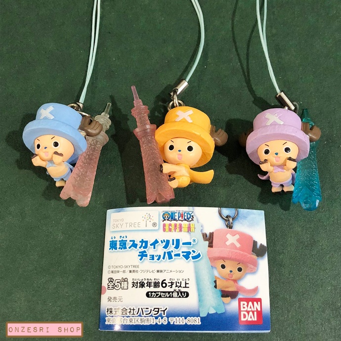 ที่ห้อยมือถือ/พวงกุญแจ Chopper x Tokyo Skytree (Limited Japan) จากเรื่อง One Piece มี 3 แบบให้เลือก