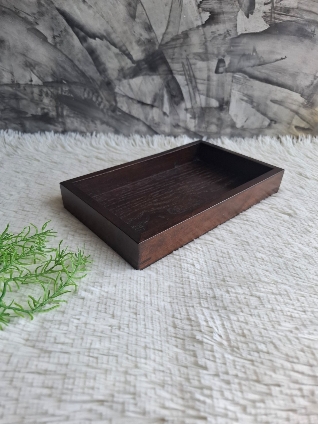 ถาดไม้สัก