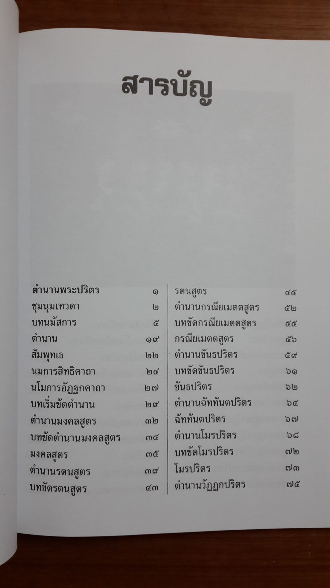 ตำนานพระปริตร : อนุสรณ์ในงานพระราชทานเพลิงศพ พระสุนทรศีลาจาร (ทองใบ เตชปญฺโญ)