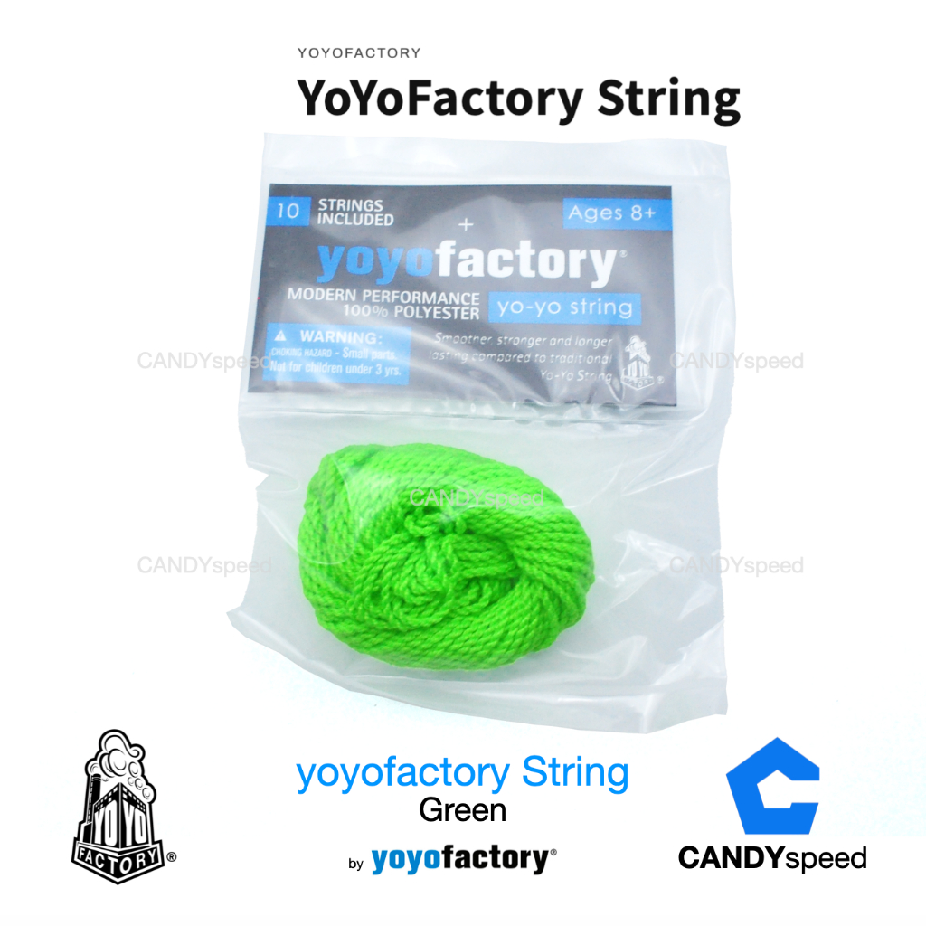 yoyo โยโย่ yoyofactory String 10-Pack เชือกโยโย่ | by CANDYspeed