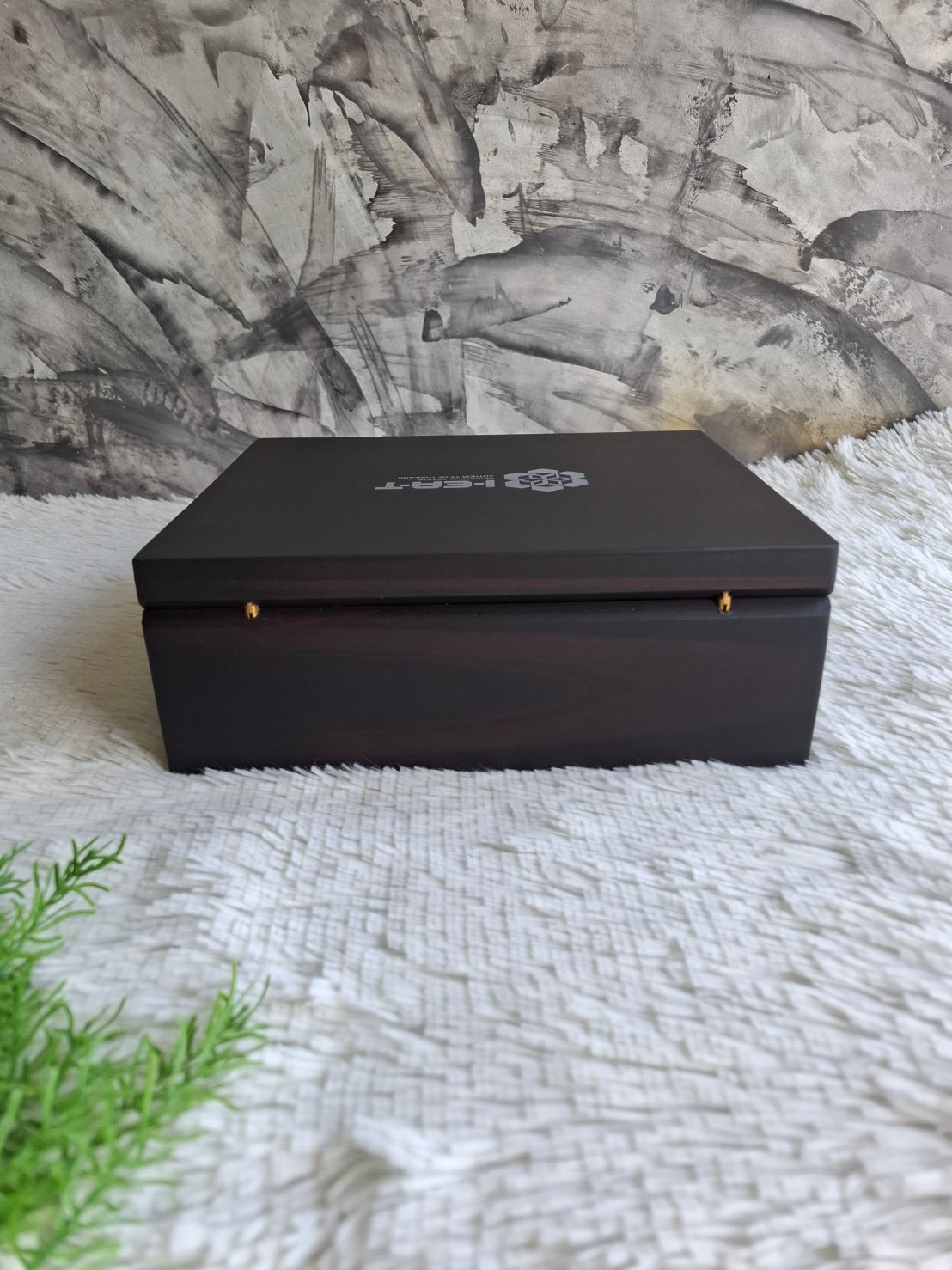 กล่องไม้ใส่ปากกา+น้ำหมึก