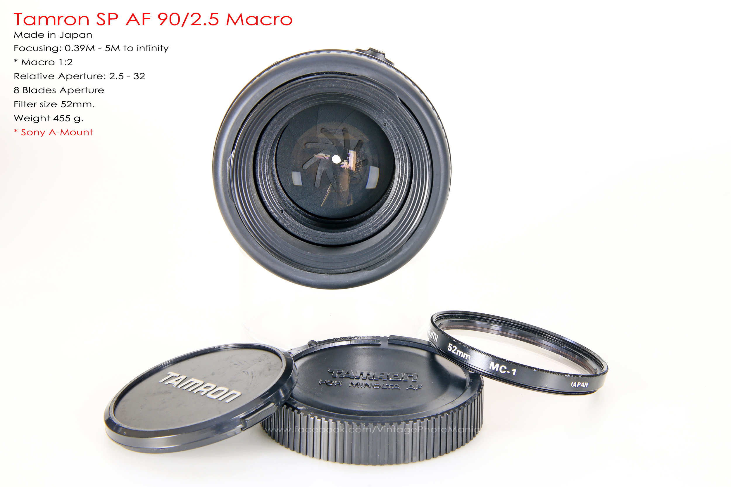 Tamron SP AF 90/2.5 Macro *Sony A-Mount