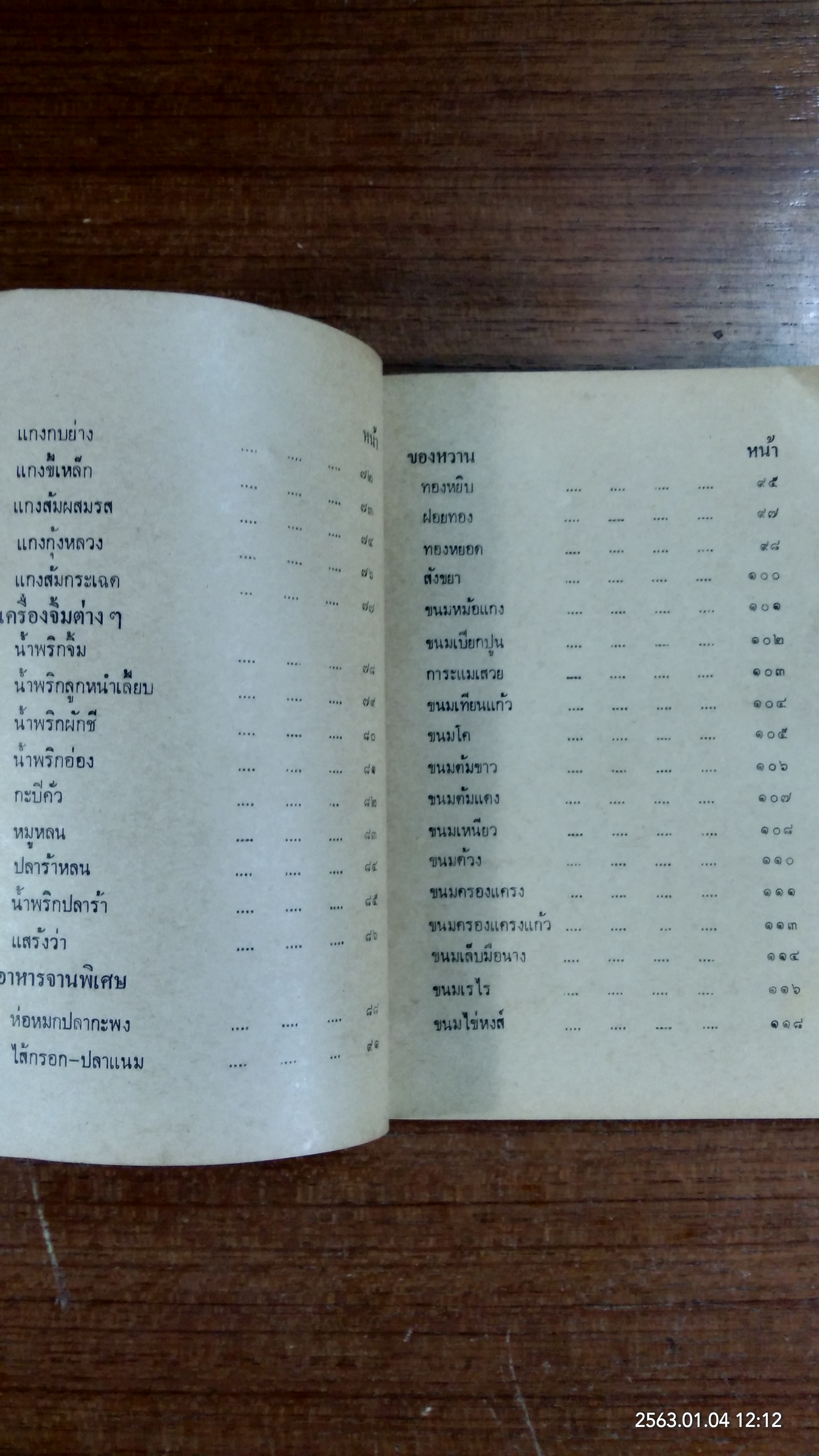 ตำราอาหารชนะประกวด / แม่ครัวชาววัง