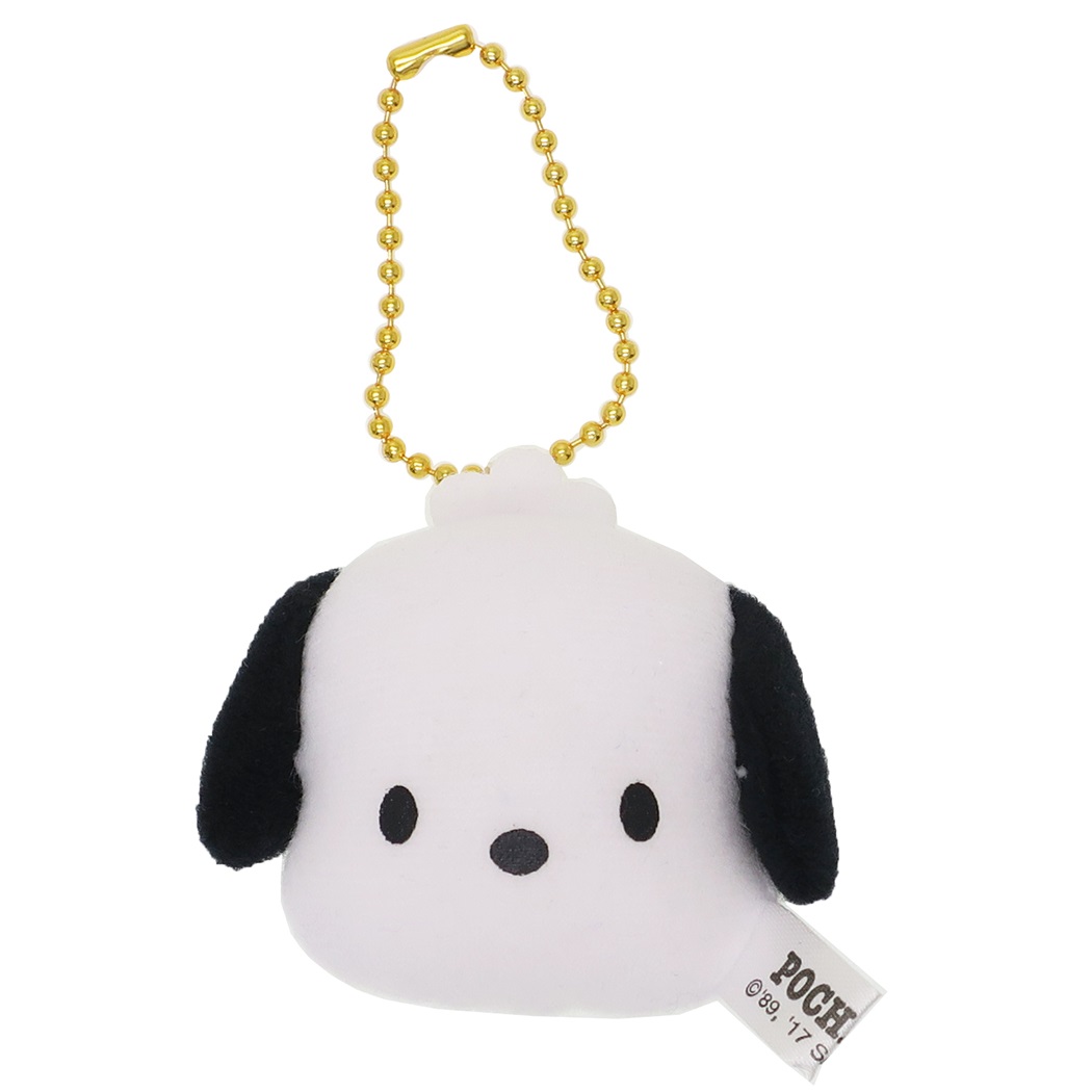 พวงกุญแจ Sanrio ลาย Pochacco เป็นเข็มกลัดด้วยในตัว ขนาด 6 x 5 x 2.5 ซม.