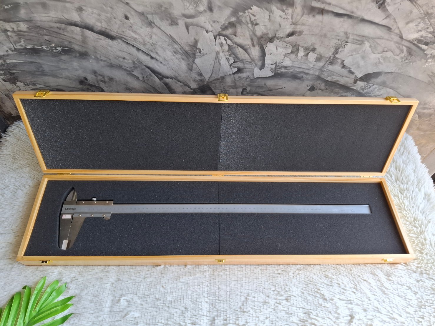 กล่องไม้เก็บเวอร์เนียร์ (ขนาดใหญ่)