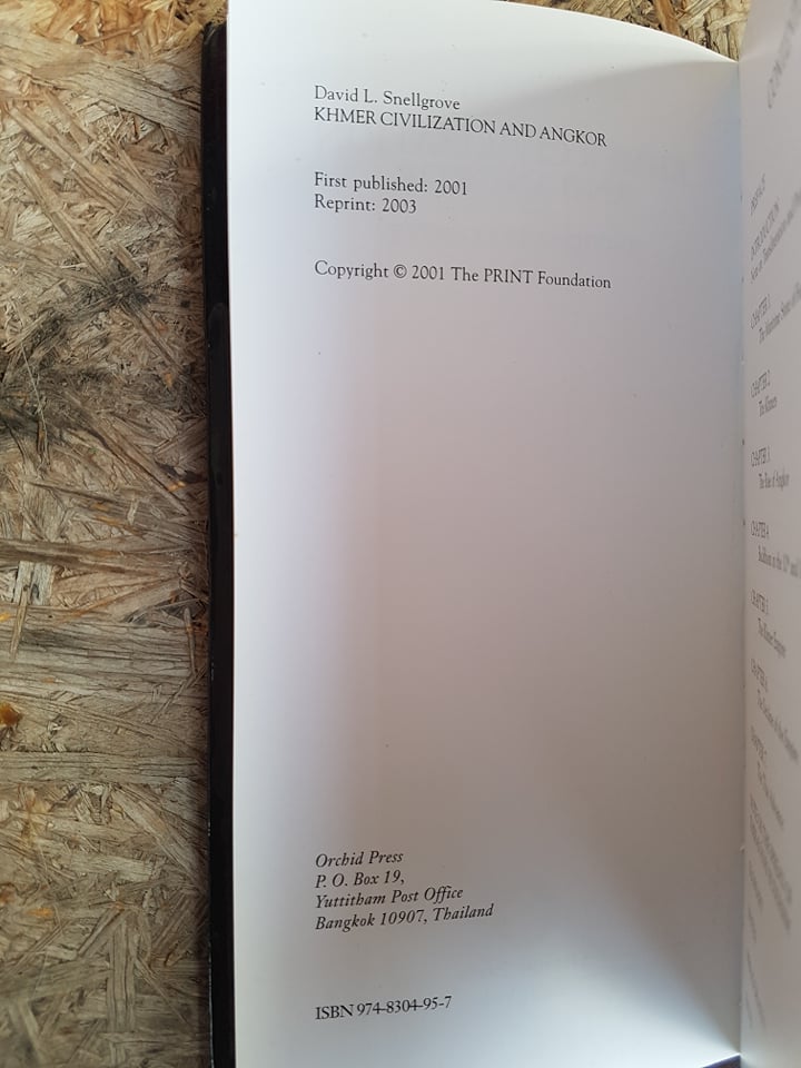 KHMER CIVILIZATION AND ANGKOR / D. L. SNELLGROVE