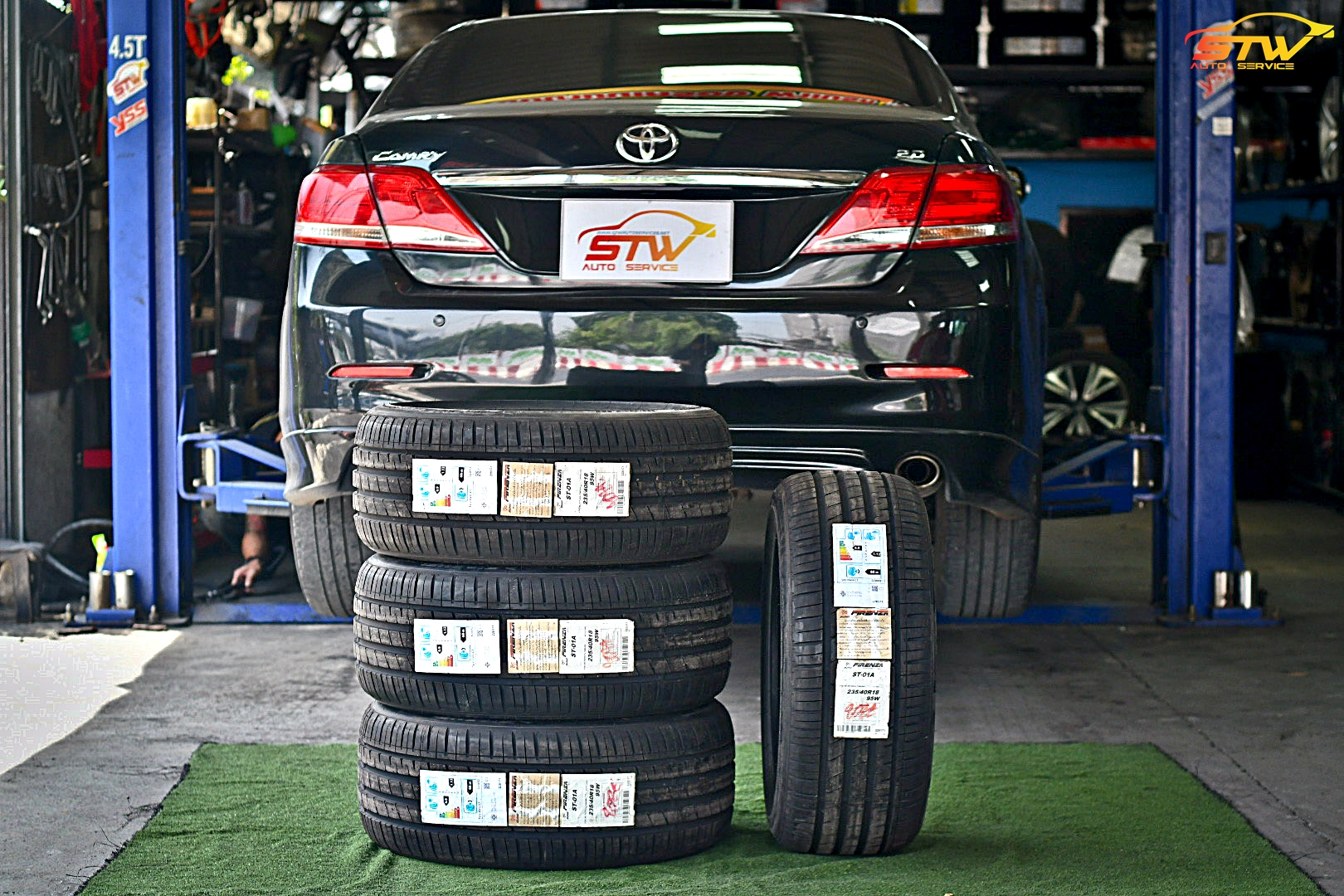ยาง FIRENZA ST-01A 235/40R18 95W ติดตั้งใส่ TOYOTA CAMRY