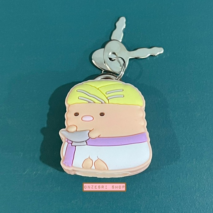 เซ็ตแม่กุญแจพร้อมลูกกุญแจ Sumikko Gurashi Travel Padlock ทำจากยาง ขนาดสูง 4 ซม. มี 5 แบบให้เลือก