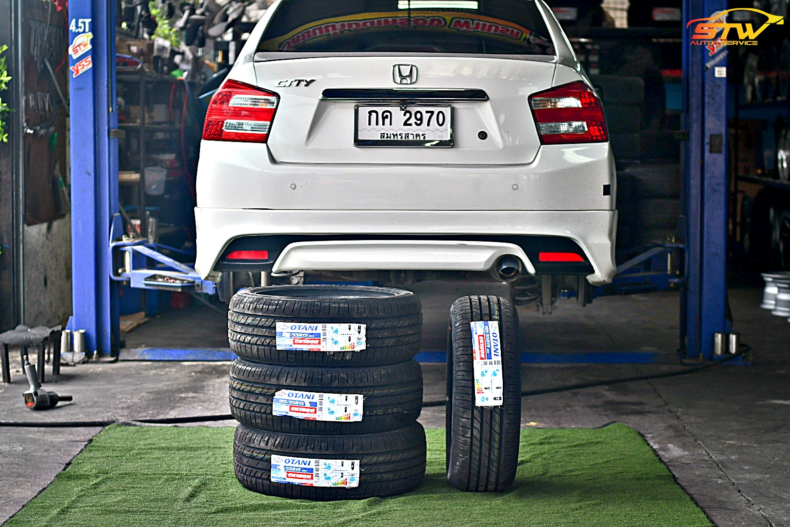 ยาง OTANI EK1000 195/55R15 85V ติดตั้งใส่ HONDA CITY