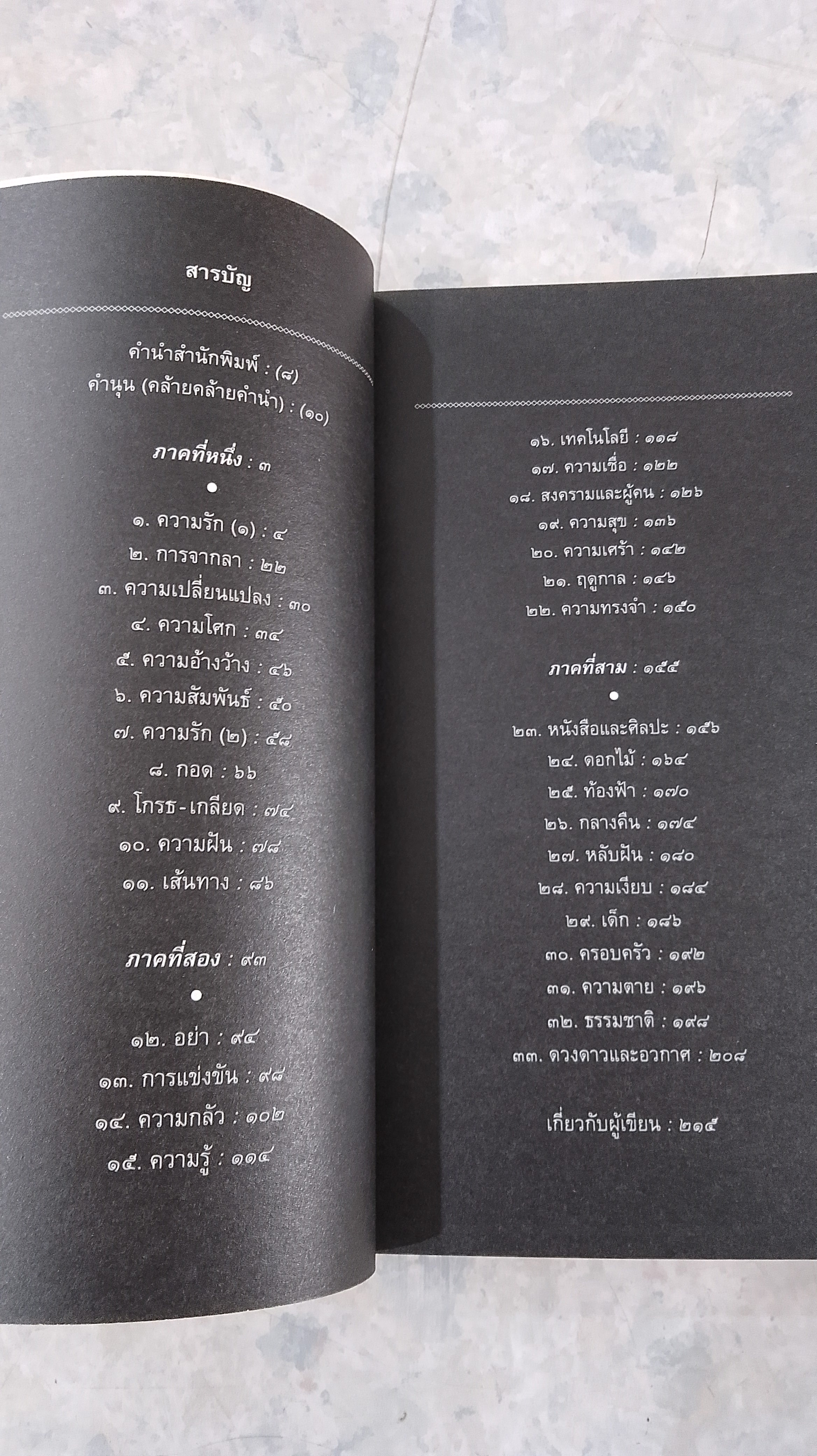 สิ่งที่ค้นพบระหว่างนั่งเฉยเฉย / นิ้วกลม