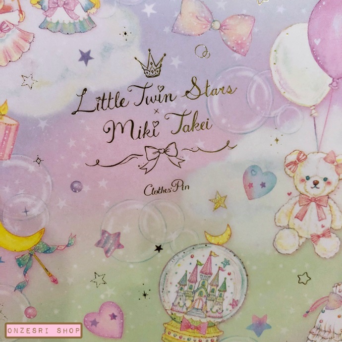 สมุดริมลวด ลาย Little Twin Stars x Miki Takei (Limited) ขนาด 18 x 14.5 ซม. 120 หน้า