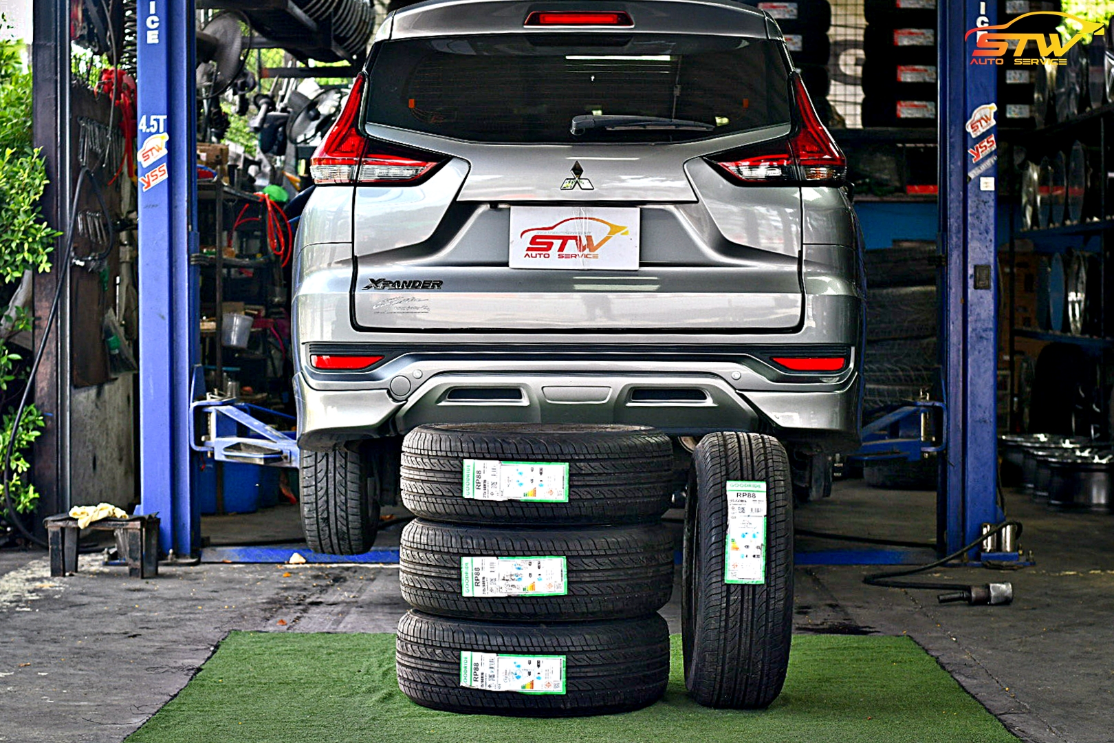 ยาง GOODRIDE RADIAL RP88 215/60R16 95H ติดตั้งใส่ MITSUBISHI XPANDER