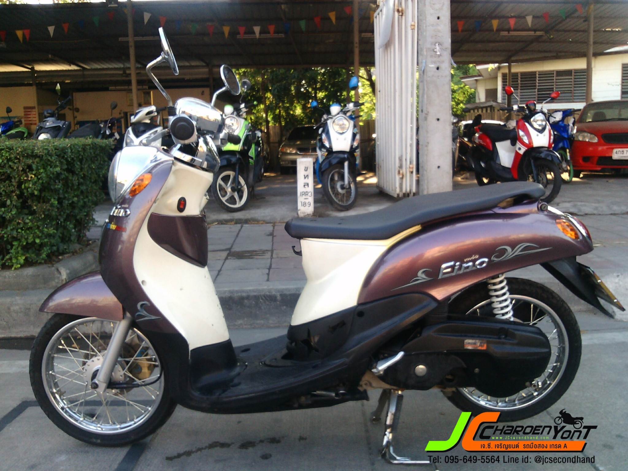 รถบ้านเทิร์นมาใหม่ๆ เลยครับ Yamaha Fino รถปี54 หัวเงา