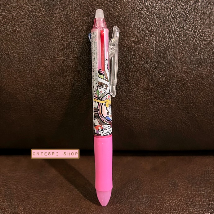 ปากกาลบได้ Pilot Frixion x Sailor Moon (limited) หัว 0.38 หมึกมี 3 สี (แดง ดำ น้ำเงิน) ลายสีชมพูเข้ม