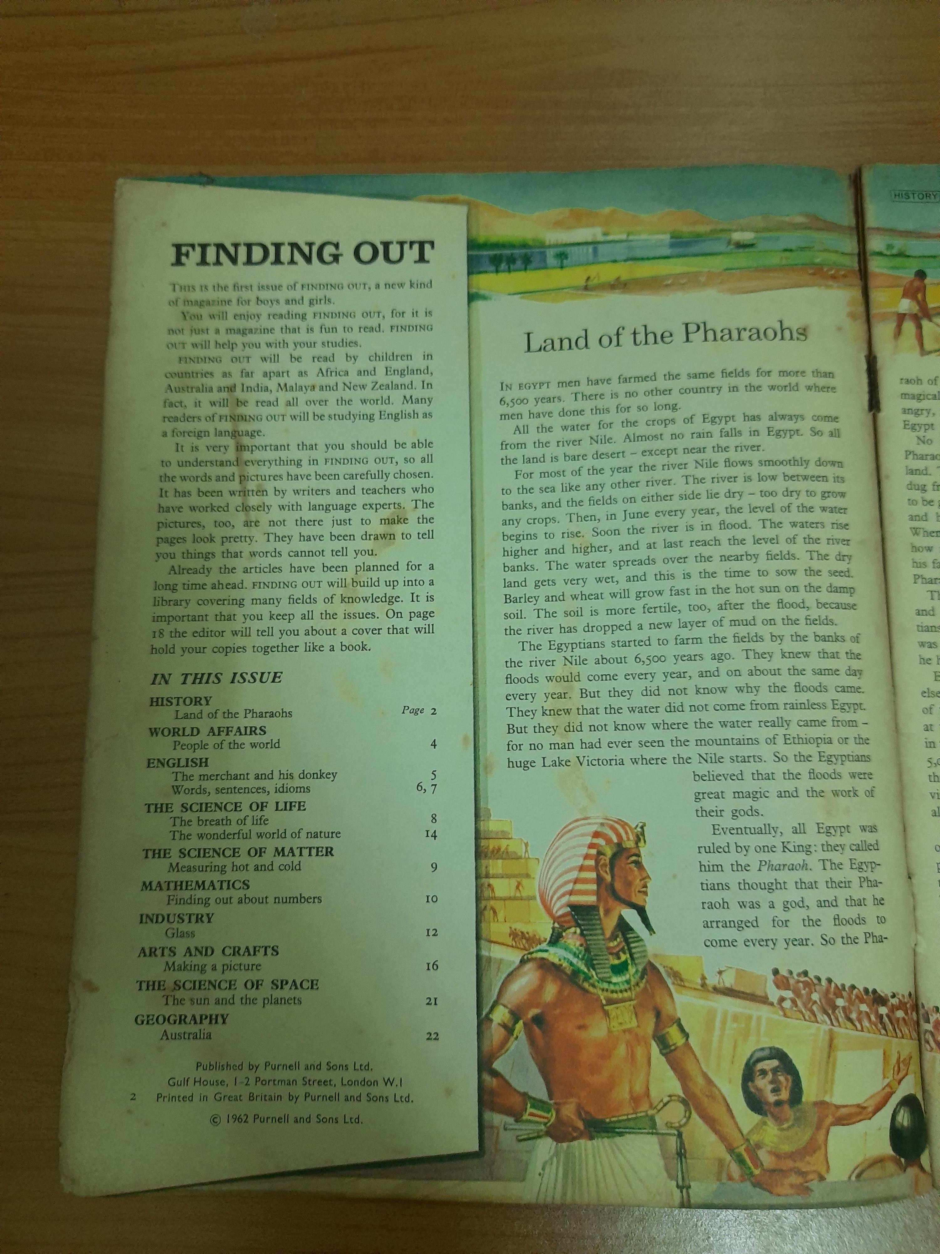 FINDING OUT NUMBER 1