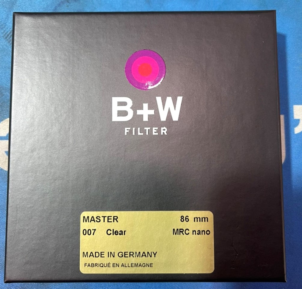 FILTER B+W MASTER MRC NANO CLEAR 007. 86mm ของแท้ 100% ส่งฟรี