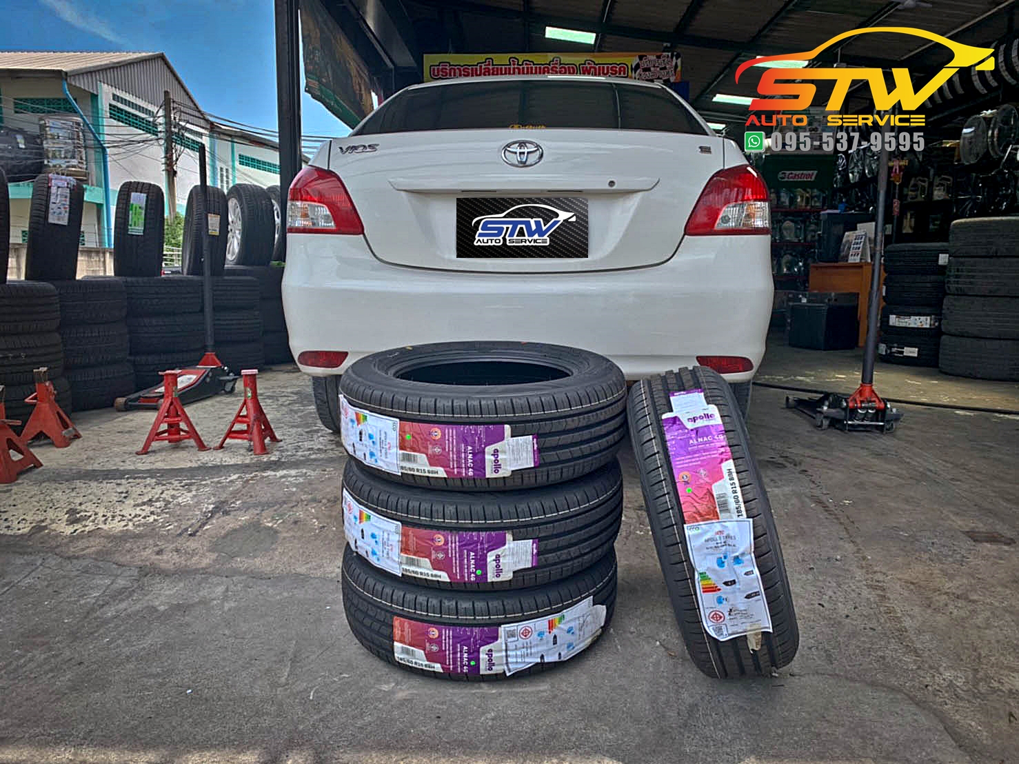 ยางใหม่ APOLLO Alnac 4G 185/60R15 88H