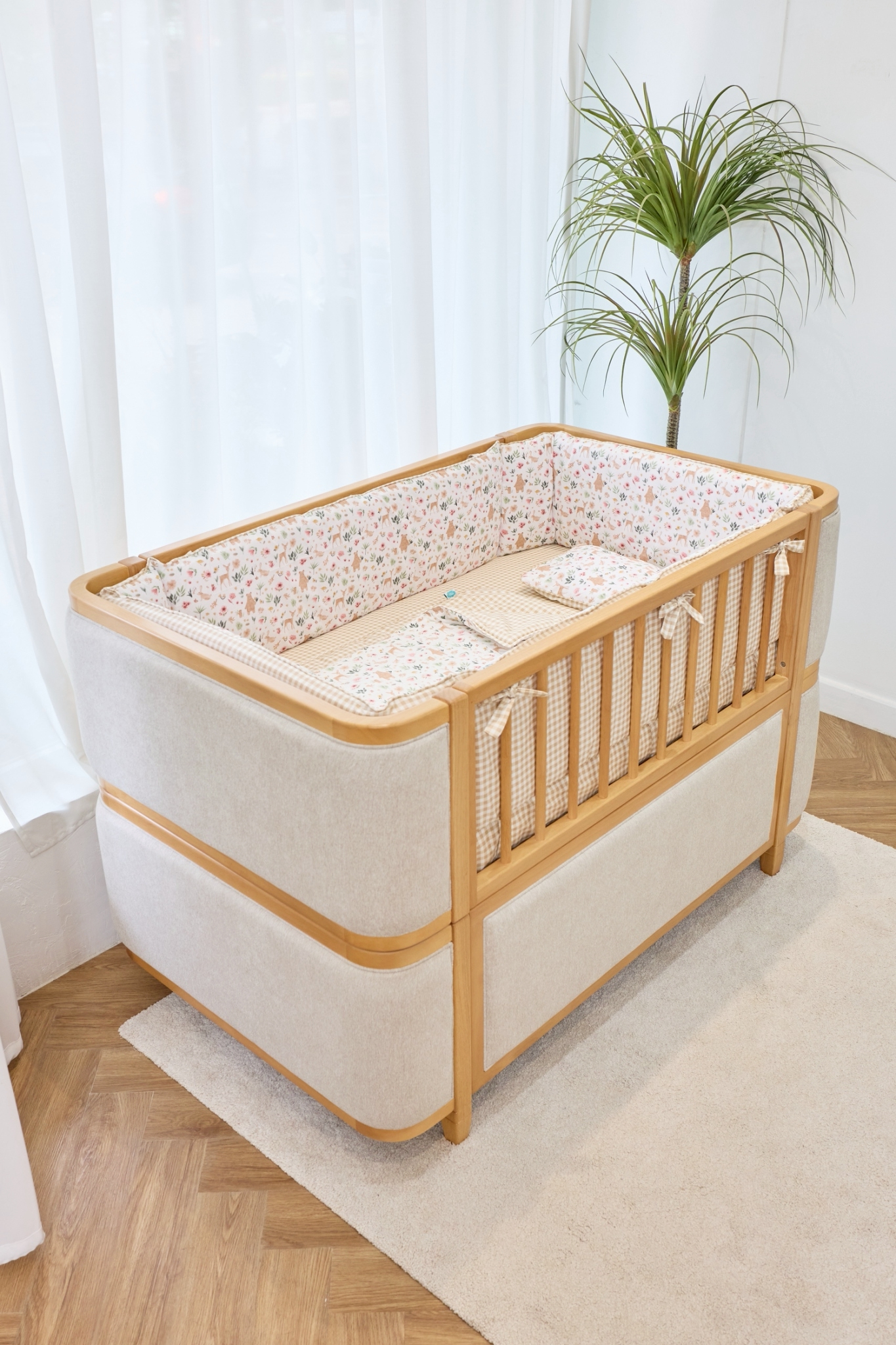 Idawin ชุดเครื่องนอนผ้า Cotton 100 % Bedding Set รุ่น Royal 9 in 1 Bear & Deer