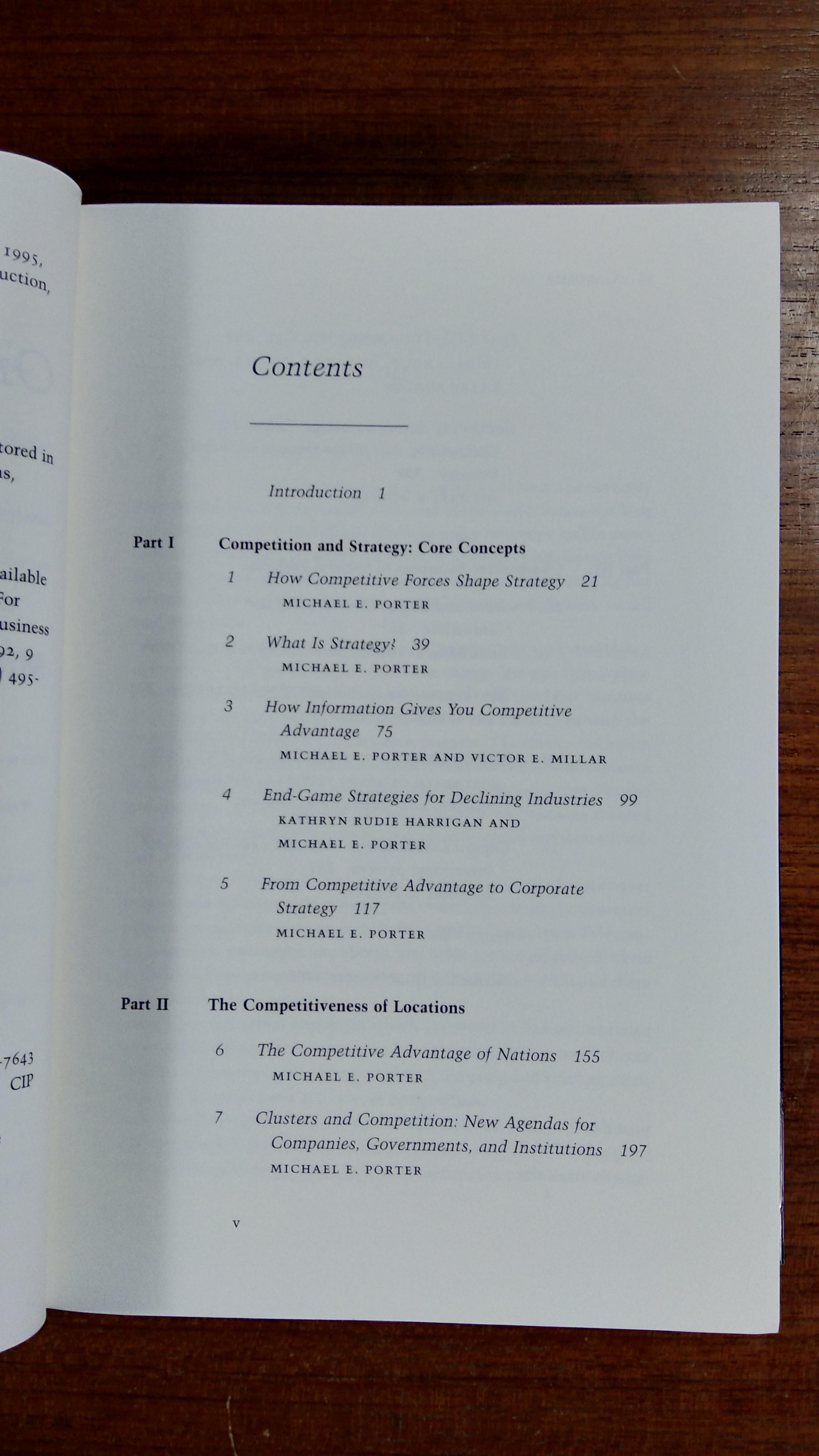 ON COMPETITION / MICHAEL E. PORTER