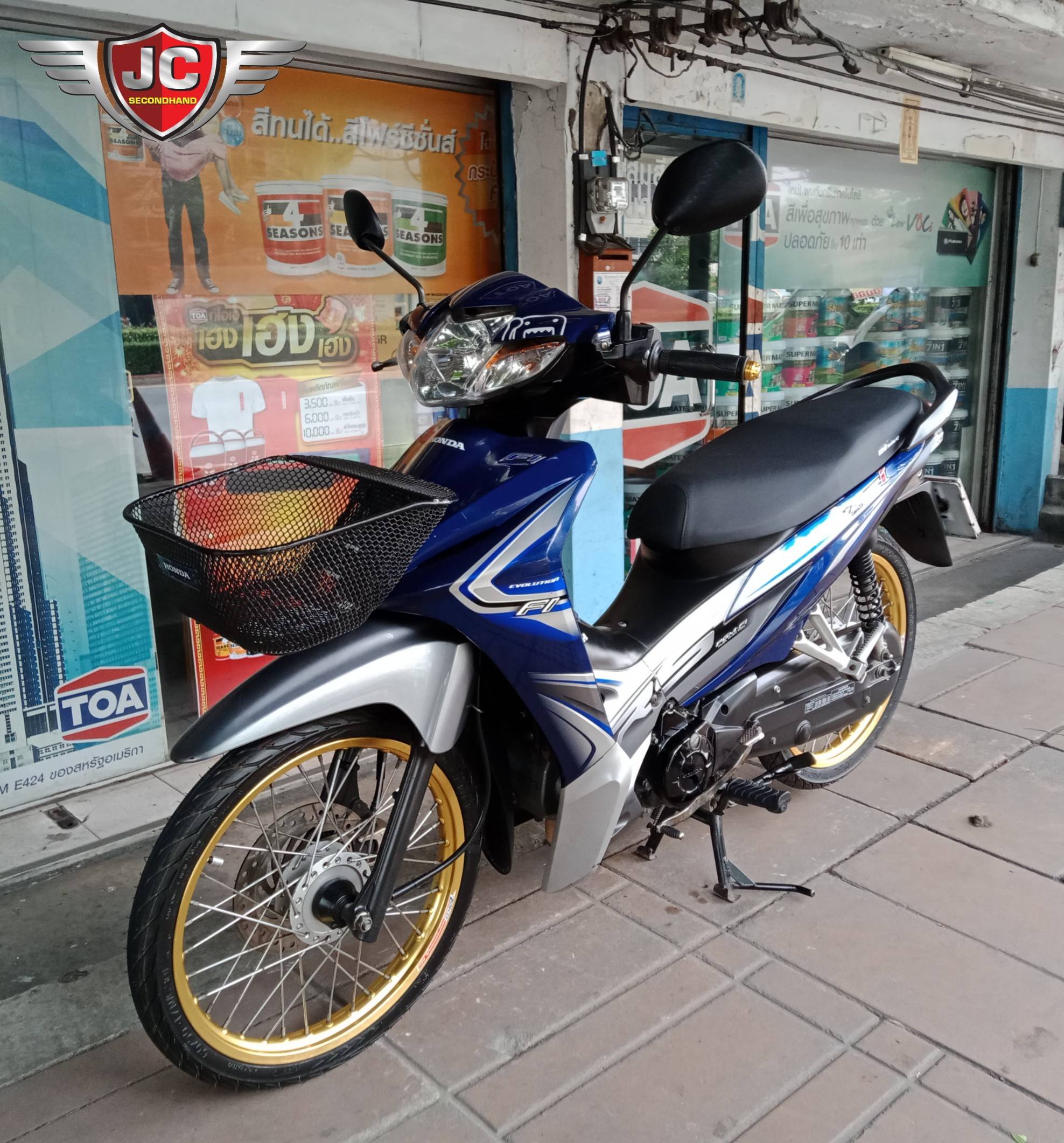 ซิ่งๆวิ่งโคตรดี! HONDA WAVE110I RS สตาร์ทมือ รถบ้านมือเดียว จดปี59 เครื่องเดิม แอบใส่แคมป์มา บิดติดมือดีมาก