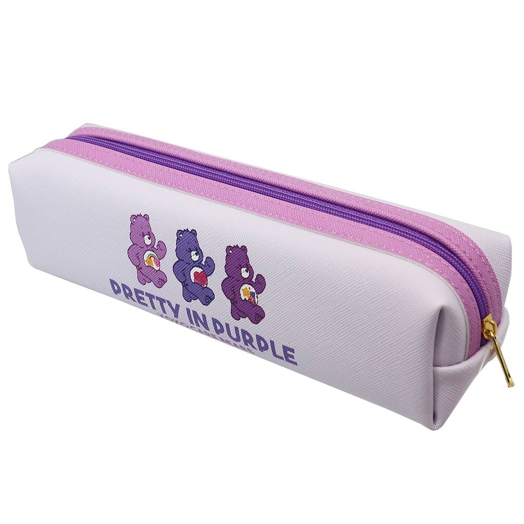กระเป๋าเครื่องเขียน Care Bears Pen Case แบบสีม่วง Pretty in Purple ขนาด 20 x 5.5 x 4.5 ซม.