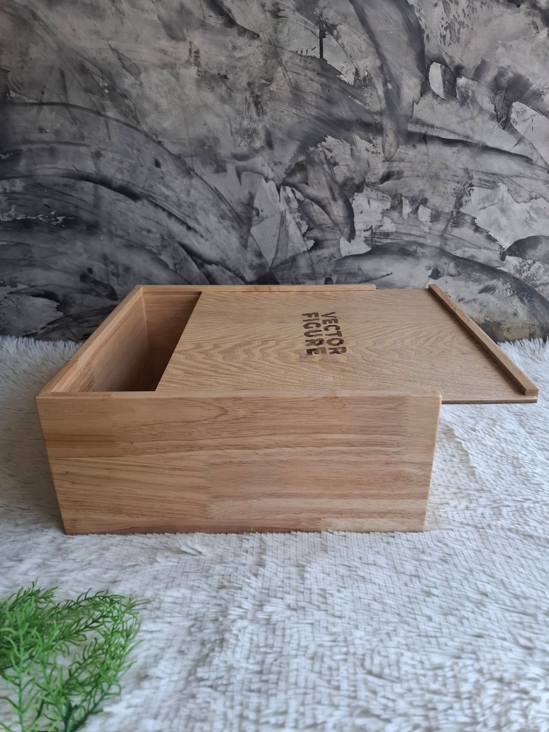 กล่องไม้ฝาสไลด์