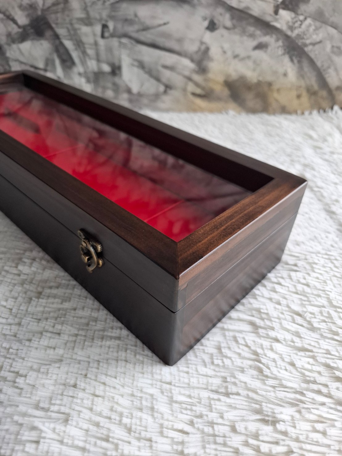 กล่องไม้ใส่มีดโชว์