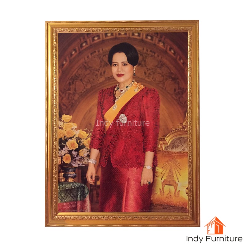 กรอบรูป สมเด็จพระนางเจ้าสิริกิติ์ พระบรมราชินีนาถ ขนาด 46x59 ซม.