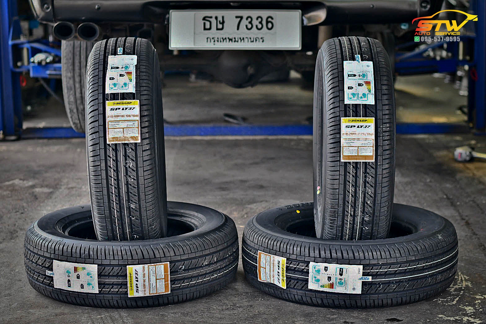 ยางใหม่ DUNLOP SP LT37 215/65R16 106/104S - ยางรถยนต์ราคาถูก