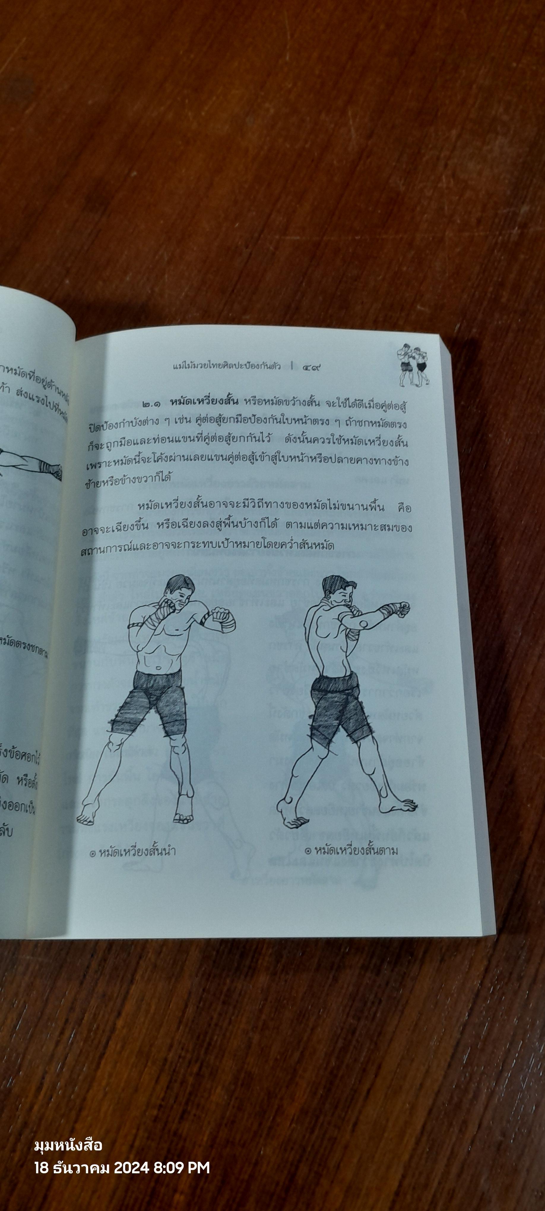 แม่ไม้มวยไทยศิลปะป้องกันตัว / คึกเดช กันตามระ