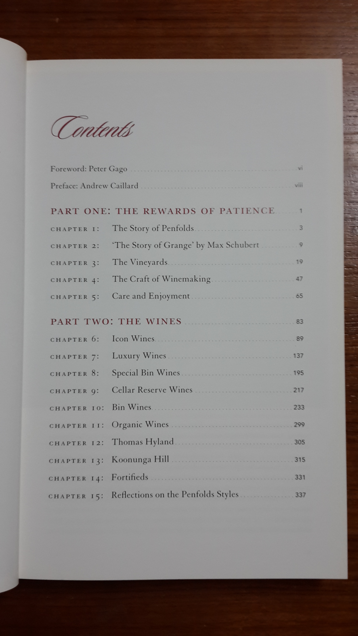 Penfolds : the rewards of patience / Andrew Caillard