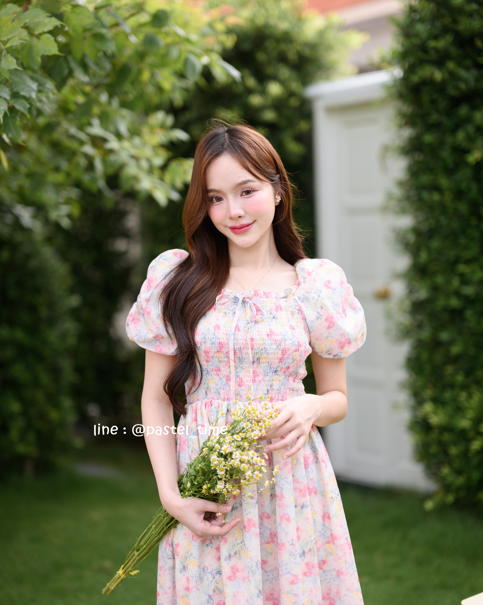 Fiore Smock Midi Dress