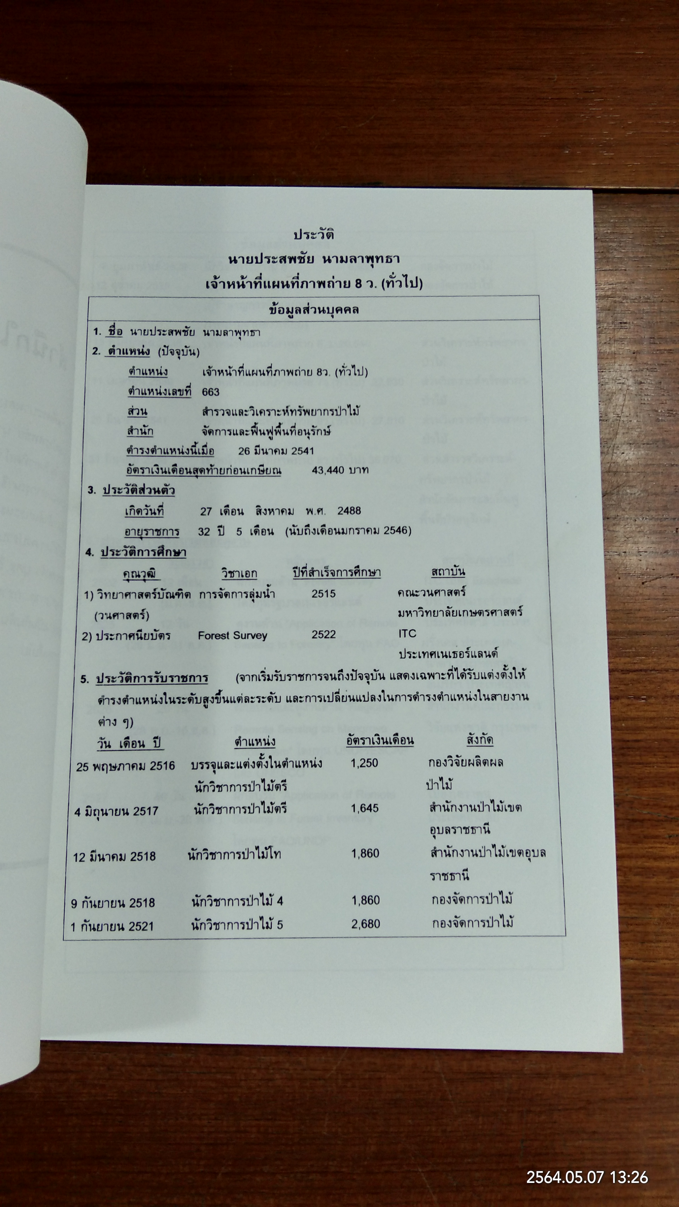 อนุสรณ์ในงานพระราชทานเพลิงศพ นายประสพชัย นามลาพุทธา