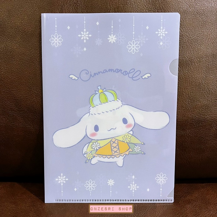 Set แฟ้มเล็กขนาด A5 / Ticket File ลาย Cinnamoroll ขนาด 15.5 x 22 ซม. / 10 x 20 ซม.
