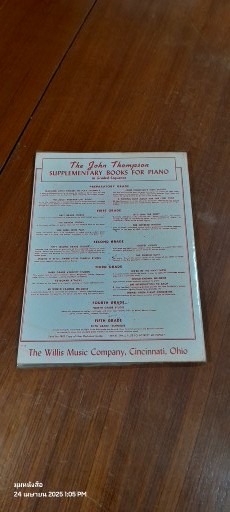 John Thompson's Modern Course for the Piano; the Third Grade Book (Something New Every Lesson)