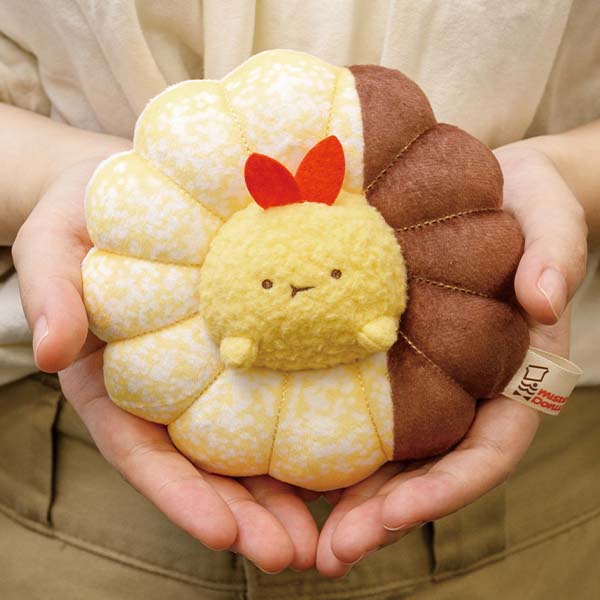 ตุ๊กตา Sumikko Gurashi x Mister Donut แบบ Pon de Ring หางกุ้งเทมปุระ ขนาด 12 x 12 x 7 ซม.