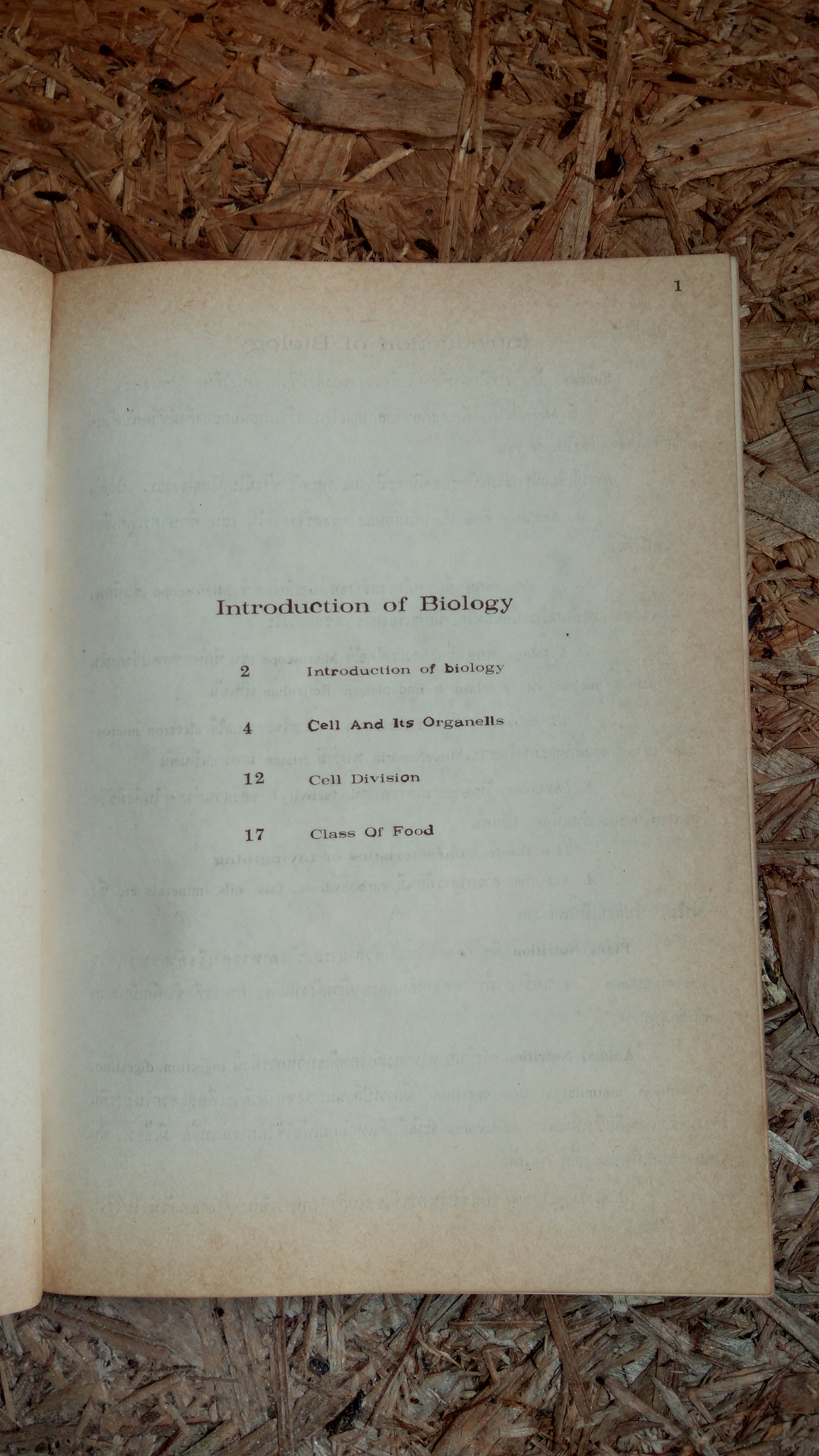 THE ASSEMBLY OF BIOLOGY