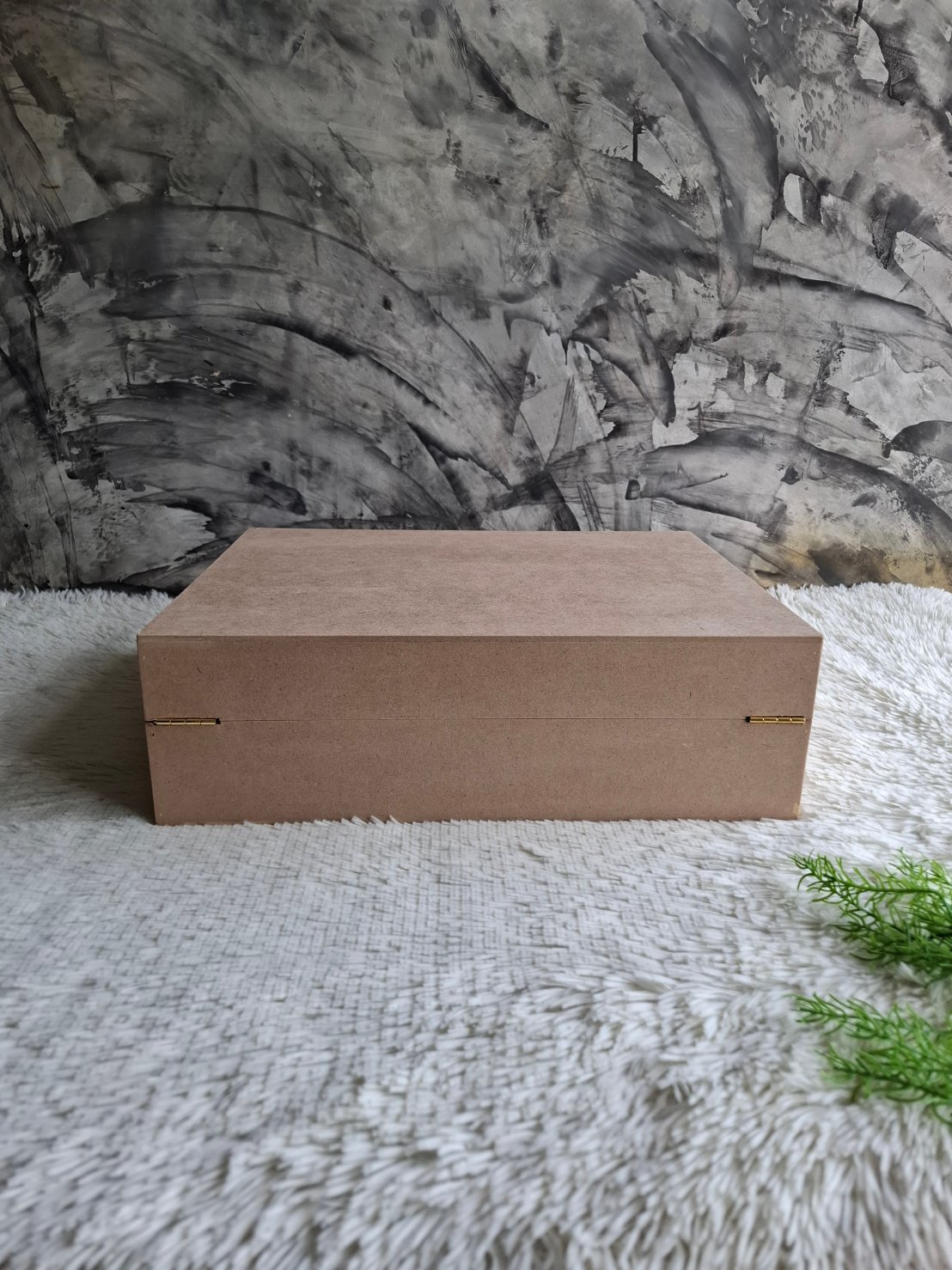 กล่องไม้ MDF. แบบฝาล็อค