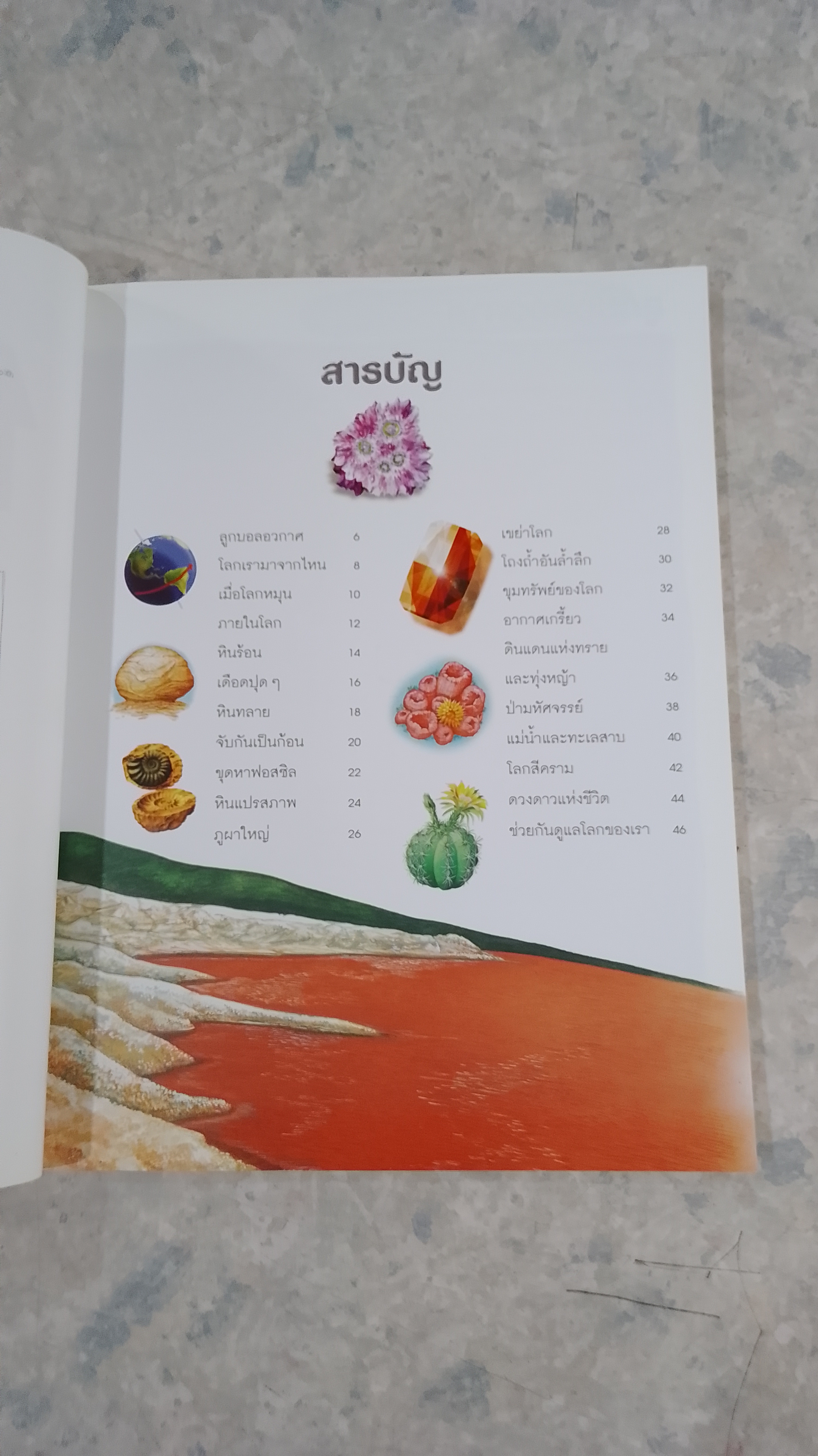 100 เรื่องน่ารู้เกี่ยวกับ โลกของเรา (มีรอยขีดเขียนด้านใน)