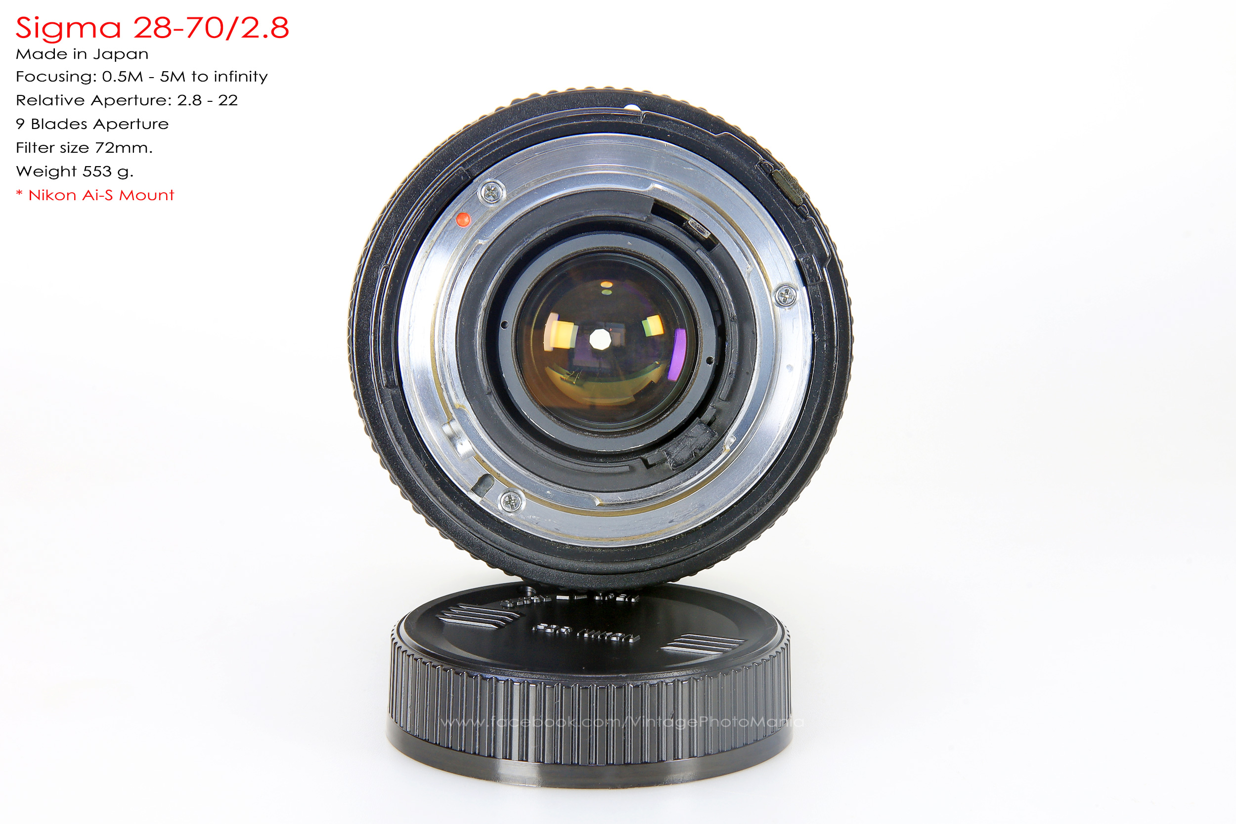 Sigma 28-70/2.8 *Nikon Ai-S Mount เลนส์โปรไวแสงละลายฉากหลังสวย