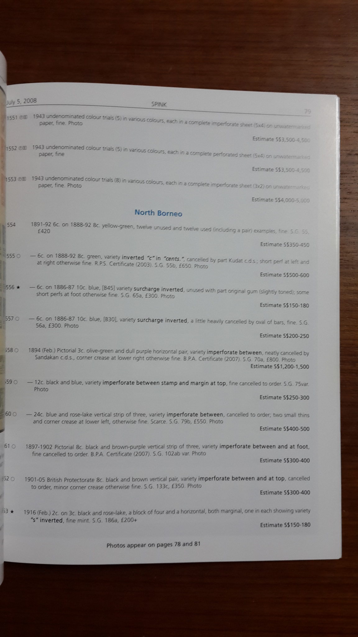 SPINK SINGAPORE : Stamps and Covers of South East Asia