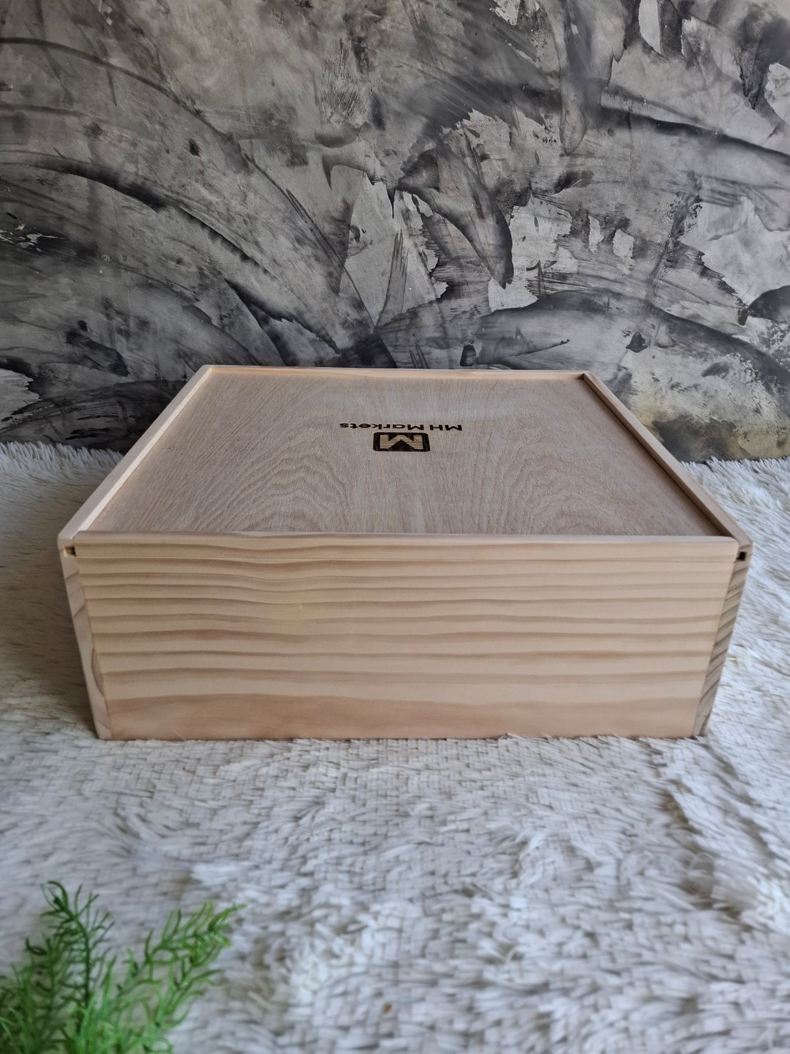 กล่องใส่ไวน์+แก้ว