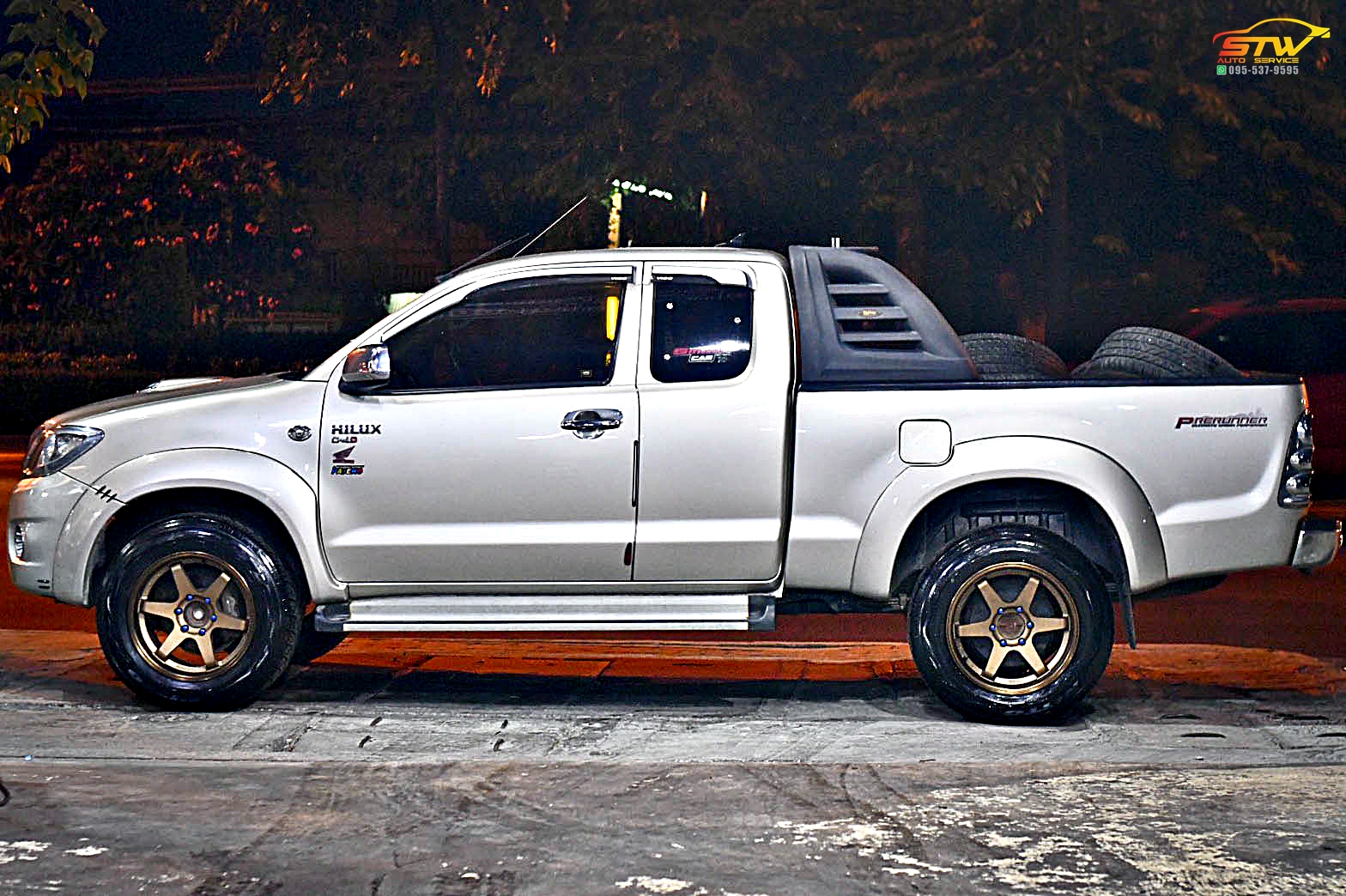 ล้อแม็กซ์ TE37 (ก้านตรง)+ยาง NITTO NT420SD 265/60R18