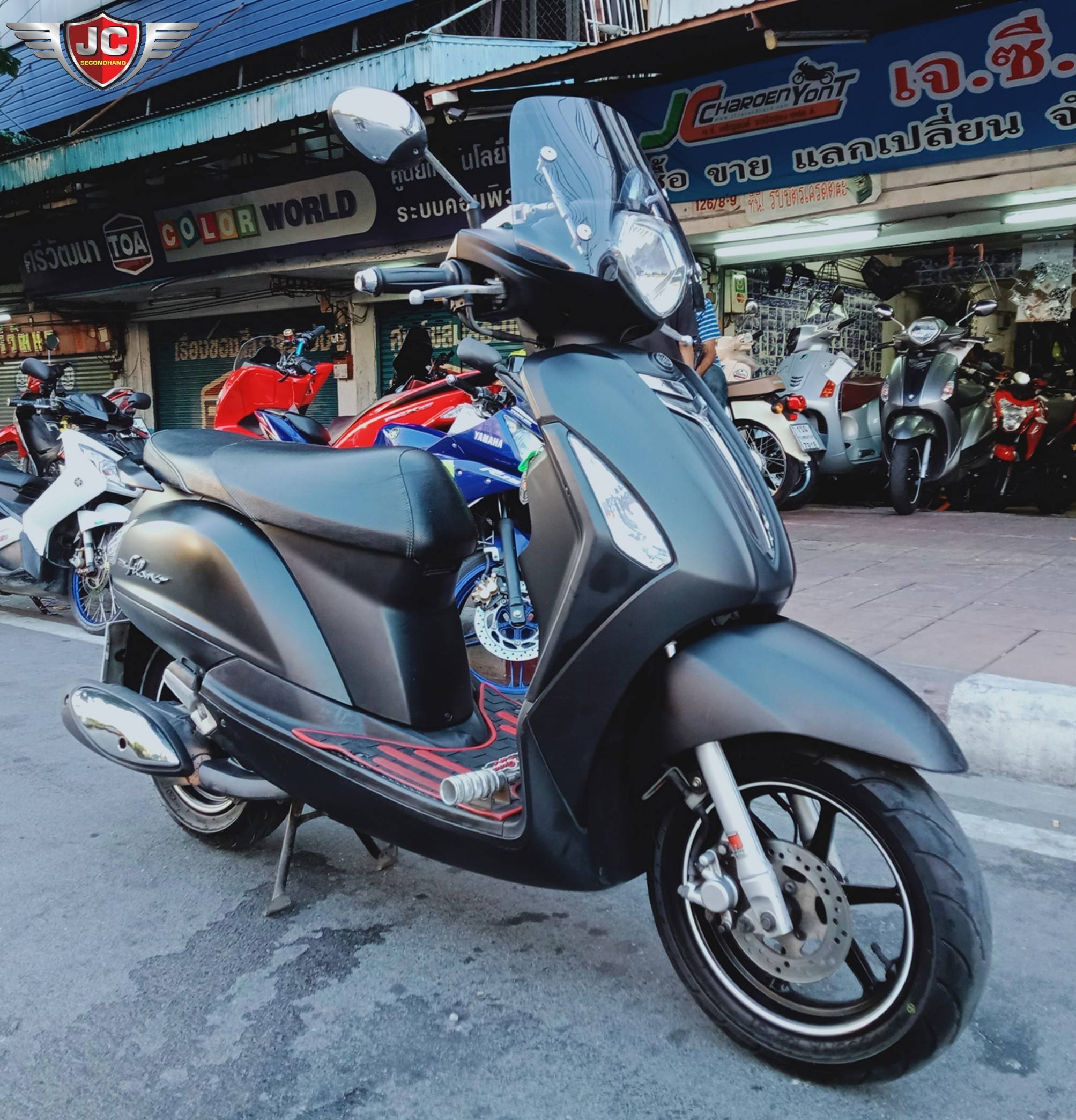 งานนี้งบน้อยมีเฮ !!GRAND FILANO จดทะเบียนปี60 รถบ้านแท้มือเดียวพร้อมของแต่ง เครื่องเดิมไม่เคยล้ม