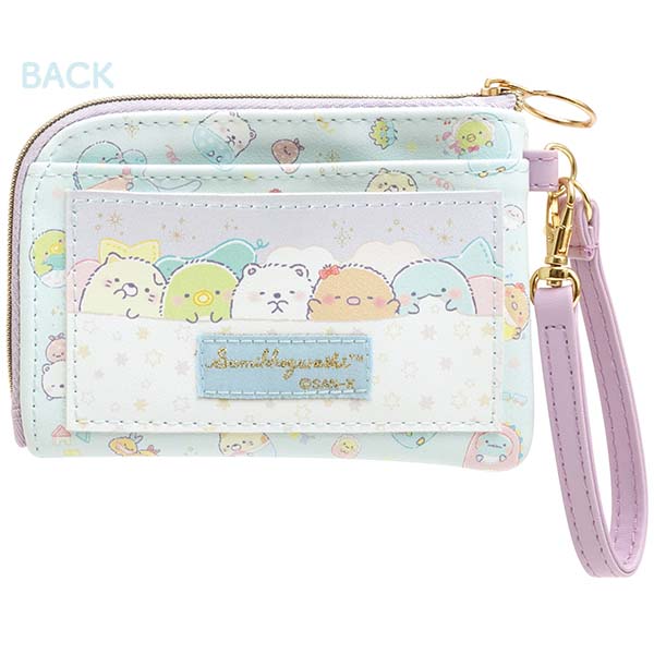 กระเป๋า Sumikko Gurashi - Sumikko Baby Pass Case & Coin Case ใส่บัตร ใส่เงิน ใส่ของเล็กน้อยได้ มีช่องซิป ขนาด 8 x 12 ซม.